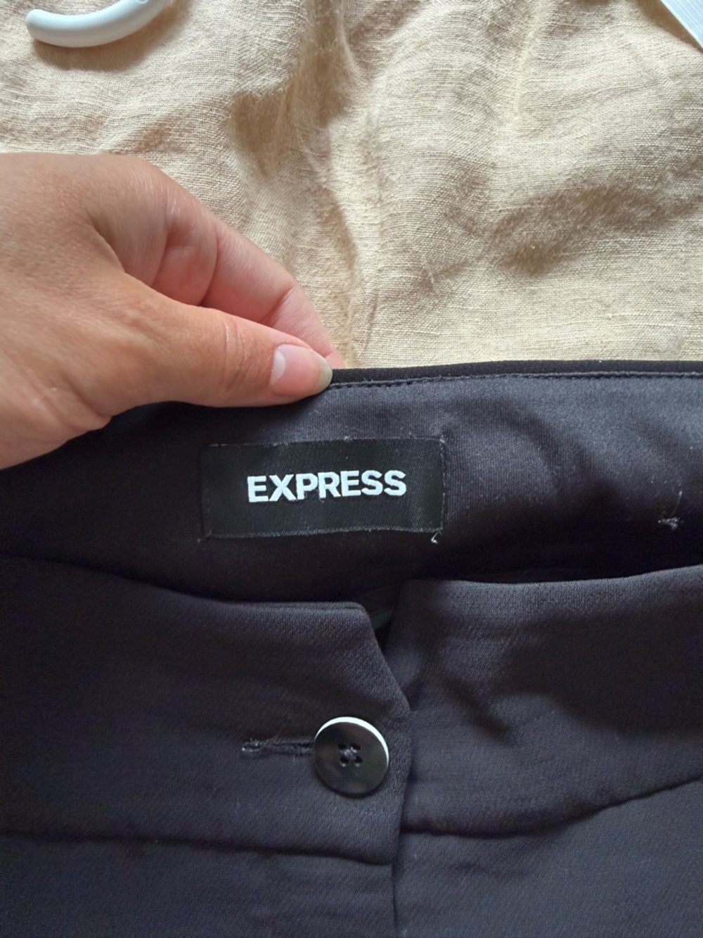 Express Black Women's Tailored Dress Trousers - Picture 2 of 9